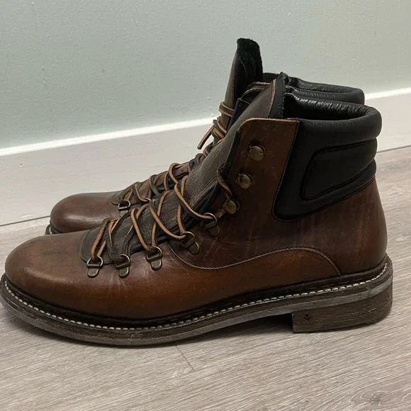 John Varvatos Rivington Norwegian Hiker Boot. Size 10.5 $998 Brand New John Varvatos Collection Rivington Eyelet  main image 2